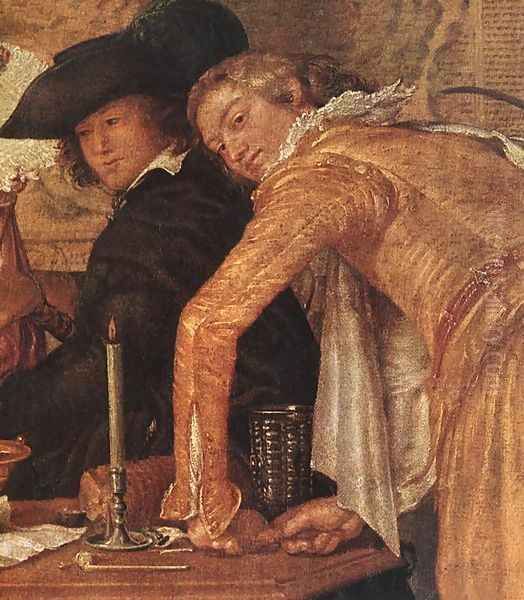 Merry Company (detail) 1620-22 - view 1