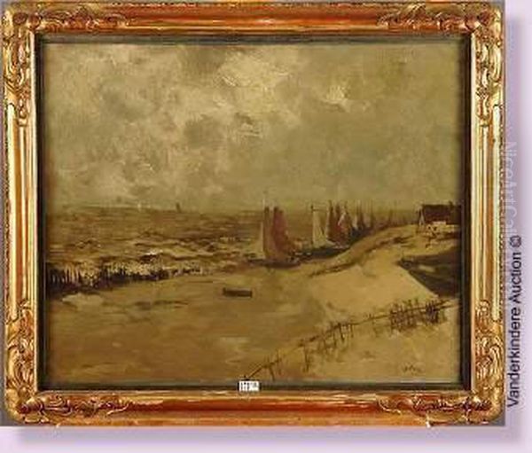 Voiliers Sur La Plage - view 1