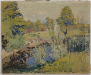 Paysage A L'etang by Armand Apol