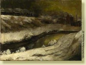 Paysage Bruxellois Sous La Neige by Armand Apol