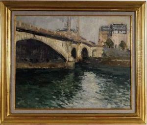 Vue De Paris, Quai De Seine by Armand Apol