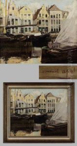 Stadtische Hafenansicht Stadtische Hafenansicht