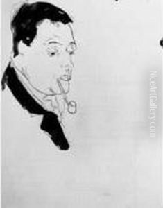 Rome - Paris
Autoportrait by Guillaume Apollinaire