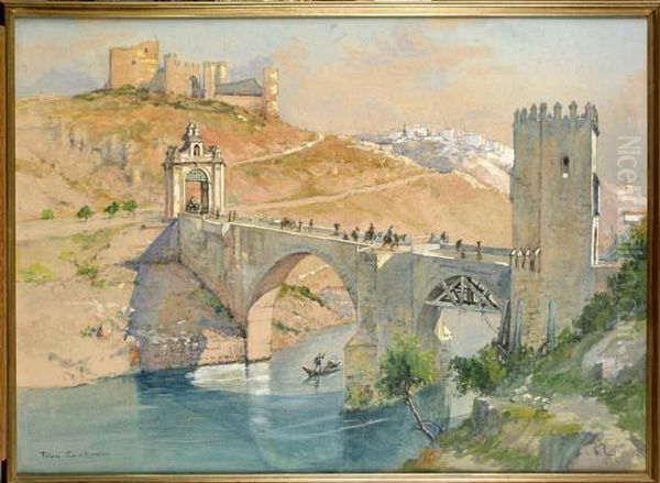 Tolede, Le Pont D'alcantara - view 1