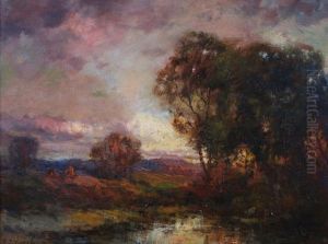 The Lake At End Of Day