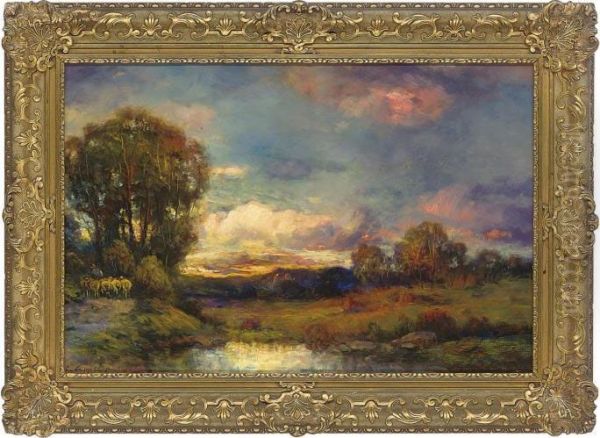 Across The Fields, Sunset - view 1