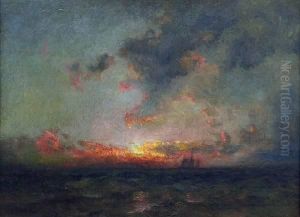 Distant Ships At Sunset Distant Ships At Sunset