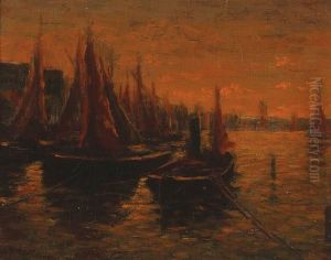 Harbor Scene Harbor Scene