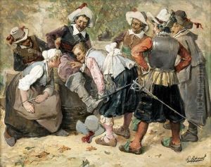 Scene De Mousquetaires.