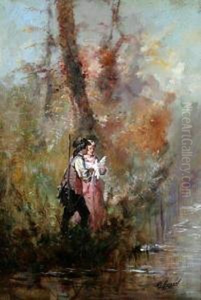 A Courting Couple - view 1