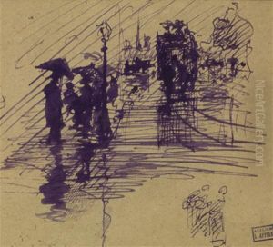 Paris Sous La Pluie by Louis Appian