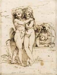 Cupid And Hymen Accompanied By Amorini by Andrea, the Elder Appiani