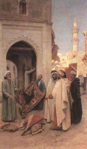 The Rug Merchant by Filipo or Frederico Bartolini
