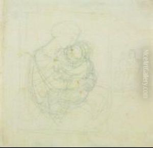 Madonna Con Il Bambino E Studio Per La Stessa Composizione