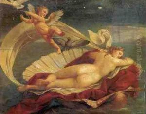 Venus Reclining On A Shell by Andrea, the Elder Appiani