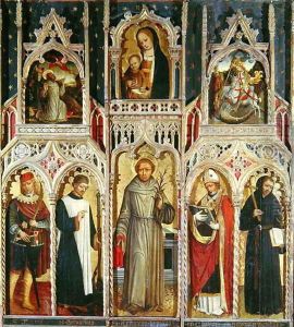 Altarpiece of St. Anthony by Ludovico Brea