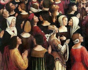 Coronation of the Virgin (detail-1) 1513 by Ludovico Brea