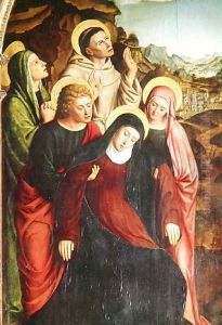 Crucifixion (detail) by Ludovico Brea