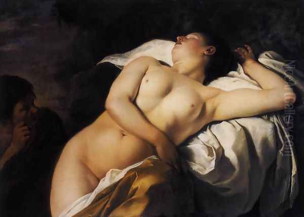 Sleeping Nymph and Shepherd 1645-50 - view 1