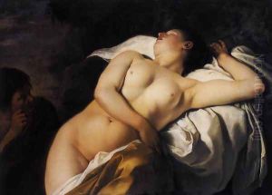 Sleeping Nymph and Shepherd 1645-50 by Jan Gerritsz van Bronchorst