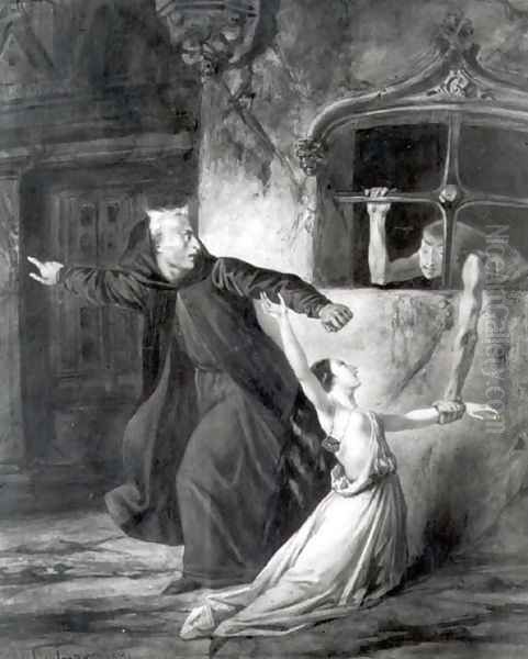 Sachette, Esmeralda and Claude Frollo, 1831 - view 1