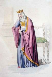 Portrait of Queen Brunhilda (d.613), 1841 by Louis Boulanger