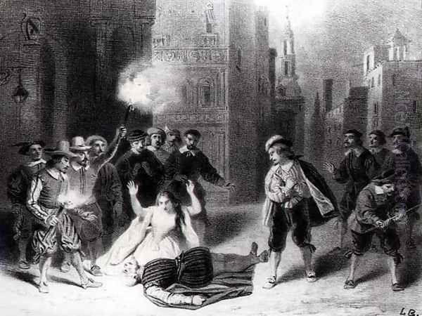 Scene from the 1st Act of 'Don Giovanni' - view 1