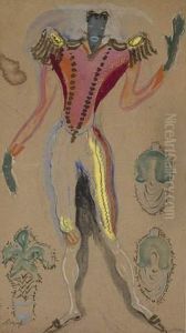 Two Costume Designs by Alexis Pawlowitsch Arapoff