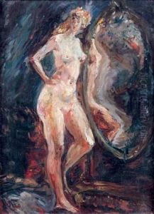 Nu Au Miroir by Alexis Pawlowitsch Arapoff