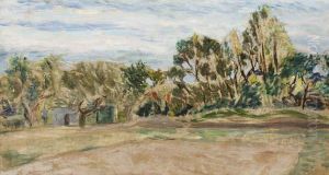 Tennis Court by Alexis Pawlowitsch Arapoff