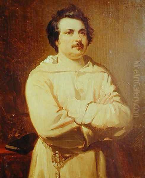 Honore de Balzac in his Monk's Habit, 1829 - view 1