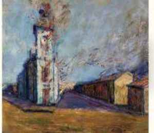 Small Fire, C.1930 by Alexis Pawlowitsch Arapoff