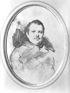 Portrait of Honore de Balzac c.1820 by Louis Boulanger