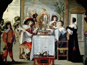 The Five Senses - Taste by Abraham Bosse