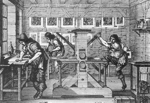 A Printer's Workshop c. 1642 - view 1