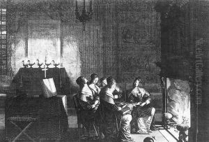 The Wise Virgins c. 1635 by Abraham Bosse