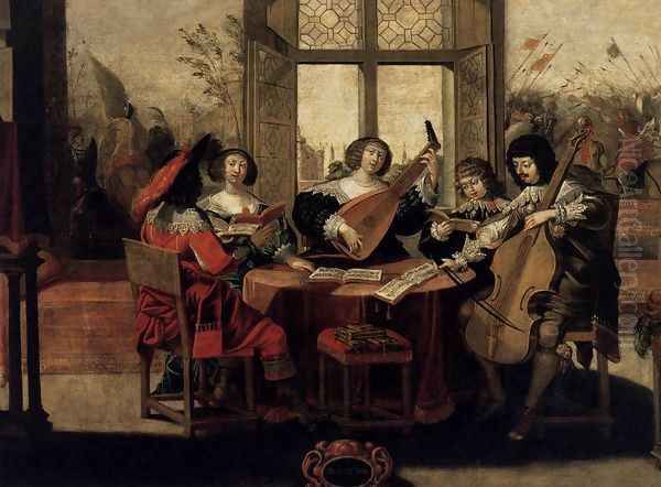 The Five Senses- Hearing c. 1635 - view 1