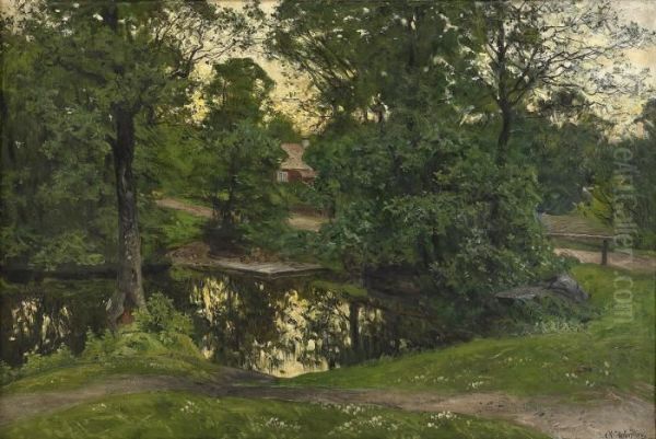 Gronskande Sommarlandskap - view 1