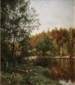 Sommarlandskap by Olof Arborelius