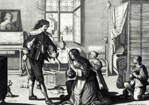 The Husband Who Beats His Wife by Abraham Bosse