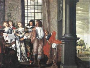 Scene de genre by Abraham Bosse