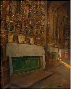 Interior De Iglesia by Fondevila Arcadi Mas I