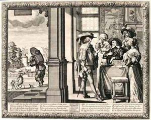 Departure of the Prodigal Son by Abraham Bosse