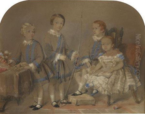 Family Group In The Nursery - view 1