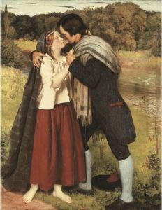 The Betrothal Of Robert Burns And Highland Mary by James Archer