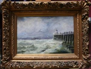 La Jetee Par Mer Formee by Henri Arden