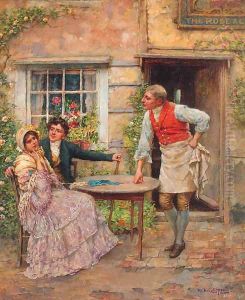 Outside the Rose and Crown