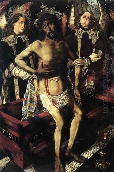 Christ at the Tomb Supported by Two Angels - view 1