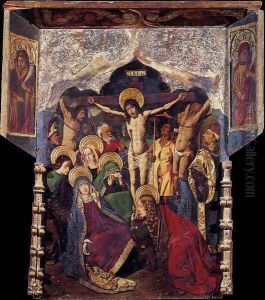 Crucifixion c. 1480 by Bartolome Bermejo