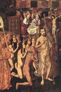 Christ Leading the Patriarchs to the Paradise c. 1480 by Bartolome Bermejo